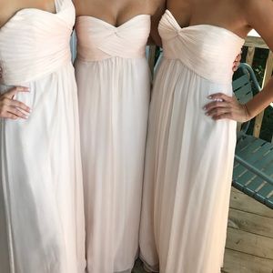 Amsale Bellini Strapless Gown